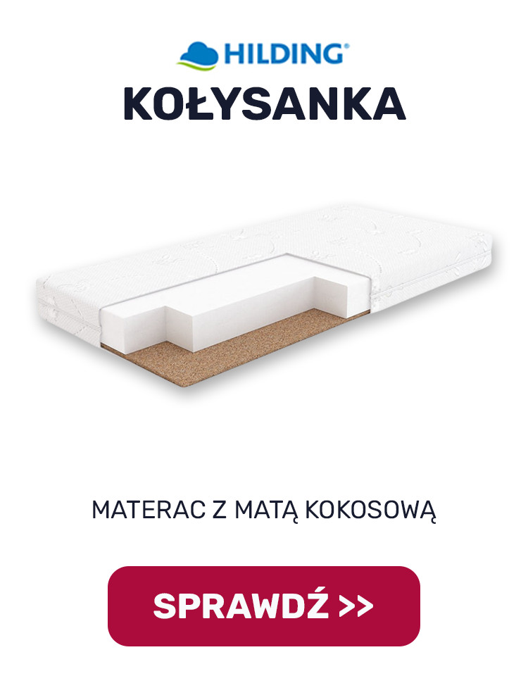 materac z matą kokosową Hilding Kołysanka